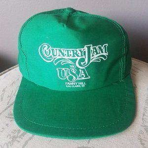 Vintage 1990 Country Jam USA Snapback Hat